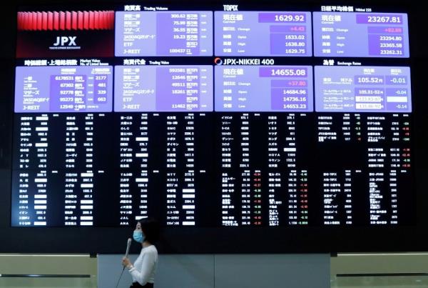 Global stocks fall, yields rise after hotter than expected inflation reading
