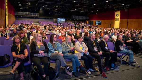 Delegates at the SNP Annual National Conference. Pic: PA