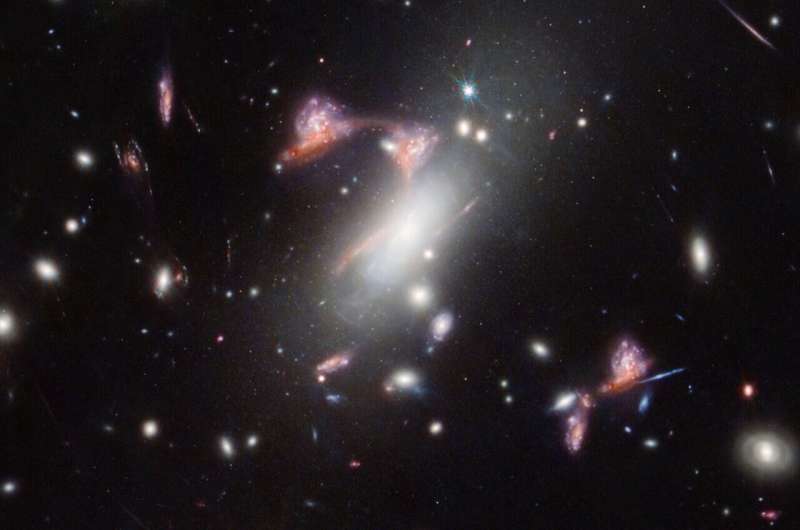 NASA's Webb Reveals Distorted Galaxy Forming Cosmic Question Mark