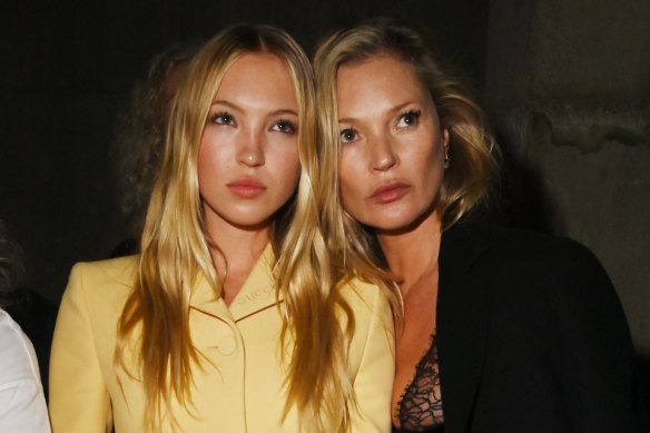 Lila Moss has followed in the footsteps of her mother, Kate Moss.