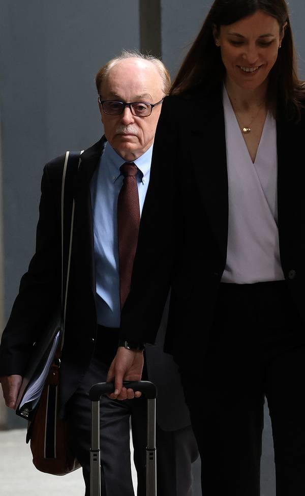 Tim Mapes arrives at the Dirksen U.S. Courthouse in Chicago on Aug. 7, 2023.