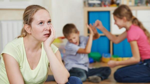 frustrated mom