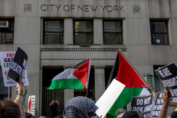 Protesters marched throughout Lower Manhattan from Wall Street and City Hall, through Washington Square and Union Square, redirecting around Times Square and up to Grand Central before gathering at Madison Square Park.