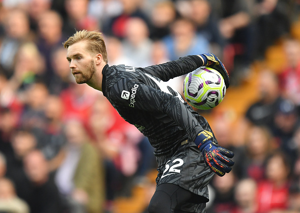 Liverpool's Caoimhin Kelleher during the Premier League match between Liverpool FC and AFC Bournemouth at Anfield