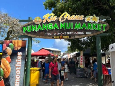 The 52nd Pacific Island's Forum Leaders Meeting is causing quite a buzz around the main island and especially at the bustling Punanga Nui Markets. November 2023.