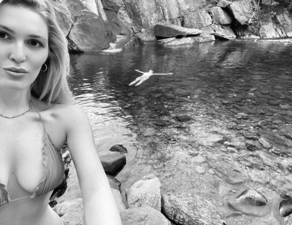 Nuzzi, pictured on vacation with then-fiancé Ryan Lizza, was placed on leave last month.