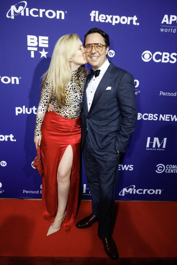 Olivia Nuzzi and Ryan Lizza attend the CBS News White House Correspondents' Dinner After Party on April 29, 2023 in Washington, DC.