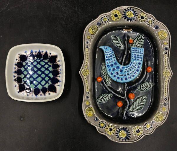 Bird platter/wall charger designed for Ardmore Studio Pottery by John Ffrench. Picture: Hawleys Auctioneers Bird platter/wall charger designed for Ardmore Studio Pottery by John Ffrench. Picture: Hawleys Auctioneers