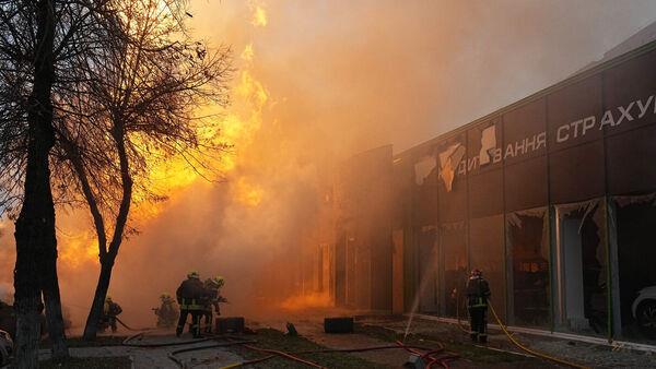 Ukraine’s two largest cities struck by Russian missiles