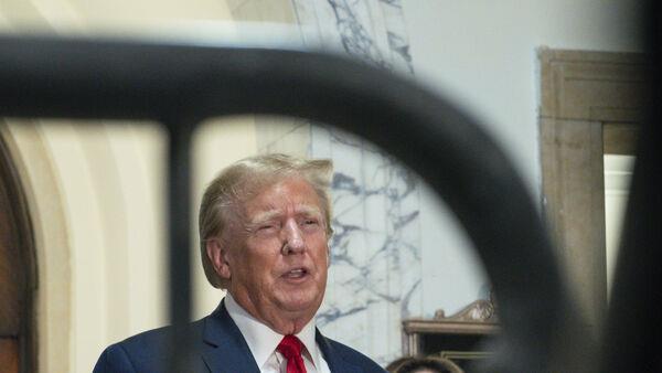 Appeals court upholds gag order on Trump but narrows restrictions on his speech