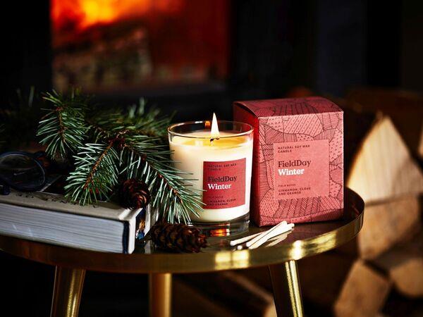 The Winter candle from Field Day, €24.95. The Winter candle from Field Day, €24.95.
