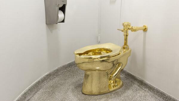 Three men deny charges over theft of gold toilet from Blenheim Palace