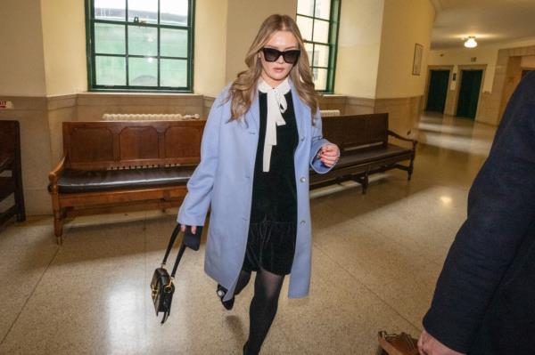 Anna Delvey in court.