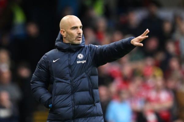 Chelsea boss Enzo Maresca during the Nottingham Forest clash