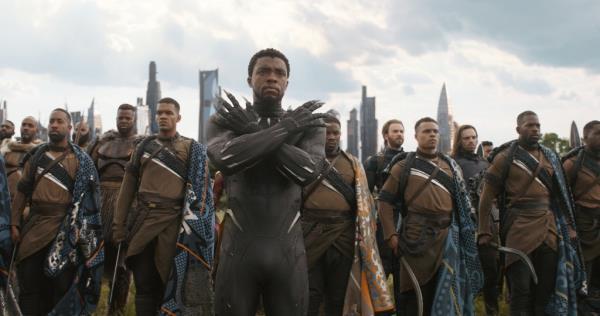 Chadwick Boseman in "Avengers: Infinity War"
