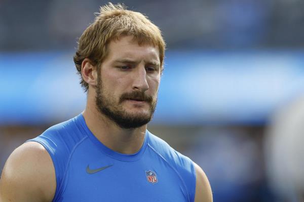 Joey Bosa sustained a foot injury a few minutes into the Chargers' Week 11 game. (Robert Gauthier/Los Angeles Times via Getty Images)