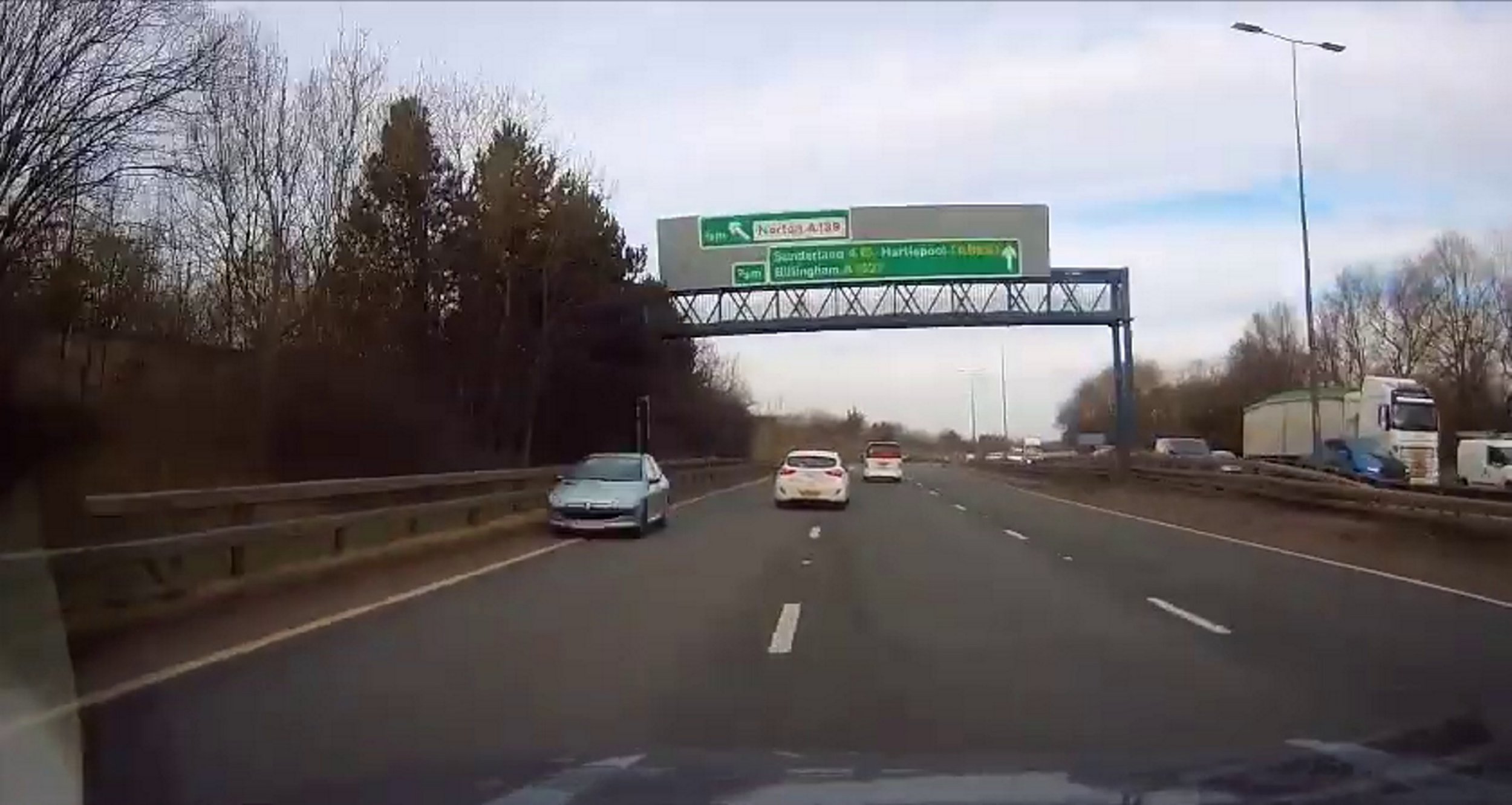 car driving down wrong
