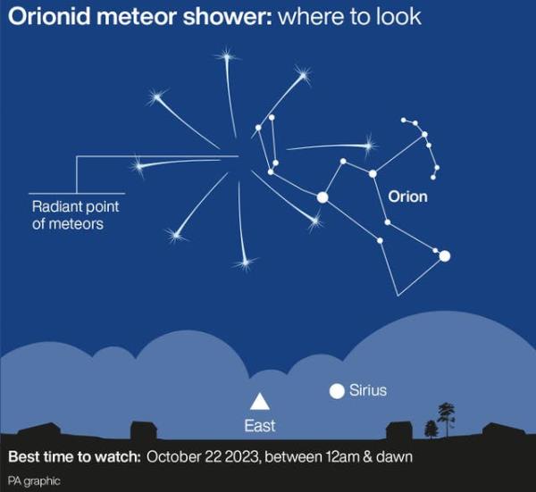 科学 猎户座流星雨