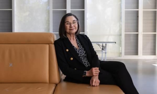 Kate Swaffer sitting on a couch 