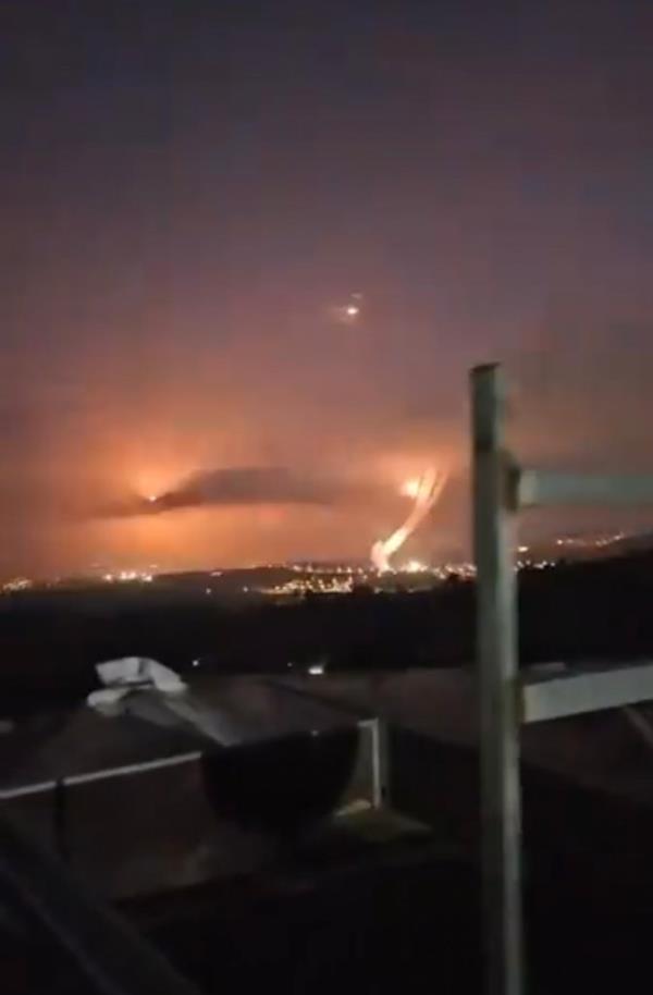 Lebanese media reported strikes in the country’s south without immediately providing more details.