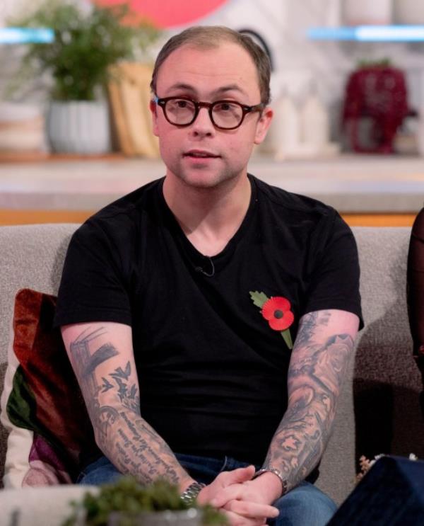 Joe Tracini 'Lorraine' TV show, London, UK