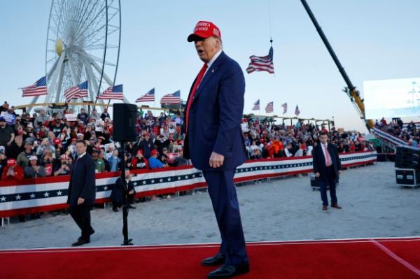 Trump holds Jersey Shore rally, calls hush money case 'Biden show trial'