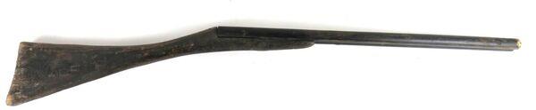 A dummy rifle used in North Cork training during the War of Independence. A dummy rifle used in North Cork training during the War of Independence.