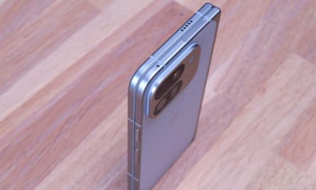 The top and sides of the Google Pixel 9 Pro Fold.