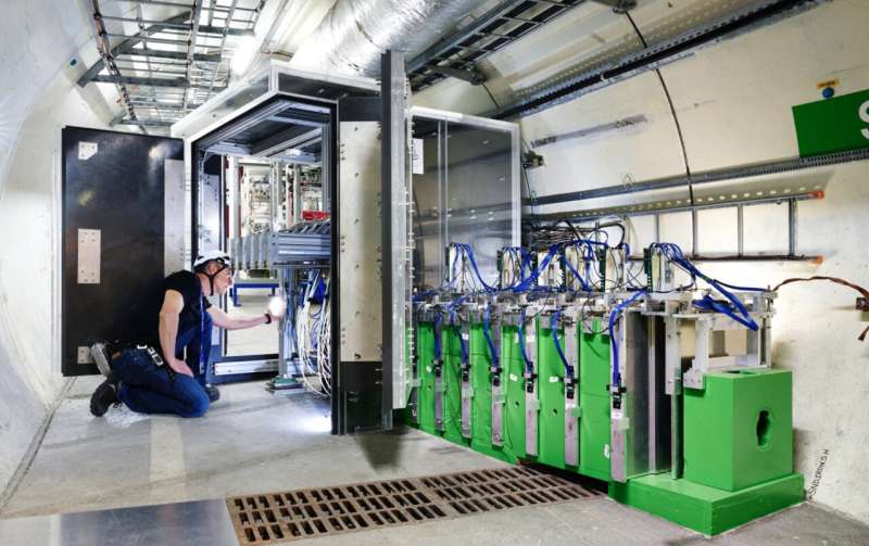 The first observation of neutrinos at CERN's Large Hadron Collider (LHC) 