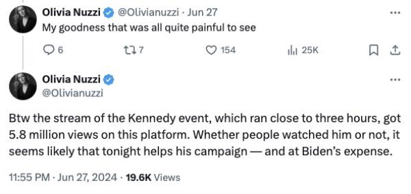 Nuzzi shared this tweet in June.