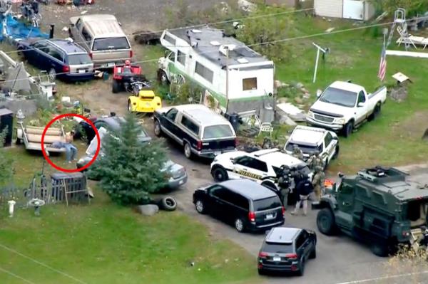 According to police, the suspected gunman is at large.