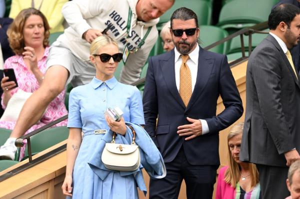 Dave Grohl and his wife Jordyn Blum in 2011
