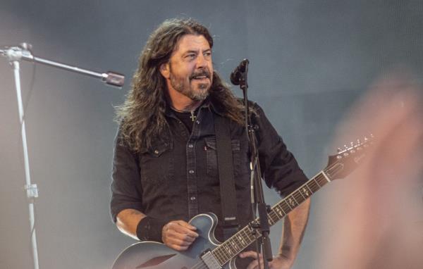 Dave Grohl performs at Roskilde Festival on July 5, 2024