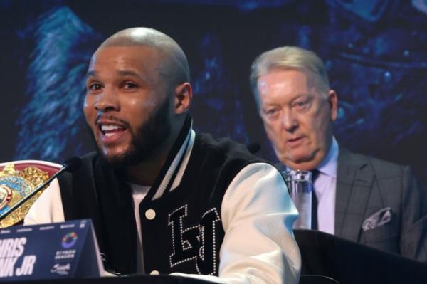 Chris Eubank Jr attacked Frank Warren at a press conference