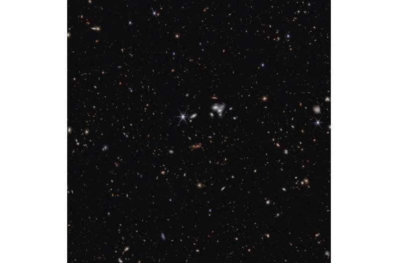 Webb Telescope detects most distant active supermassive black hole