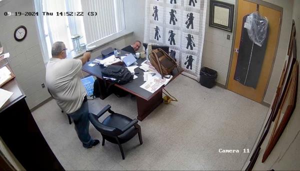 Stines allegedly shot the judge eight times.