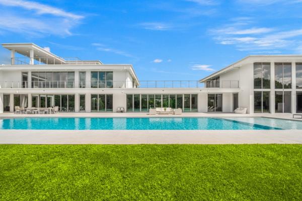 The home comes with an indoor and outdoor pool
