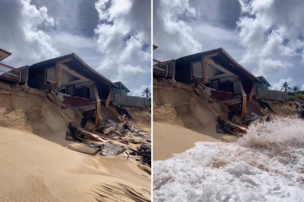 The state’s lawsuit claims debris from the collapse, including wood, glass, and concrete, polluted public land.