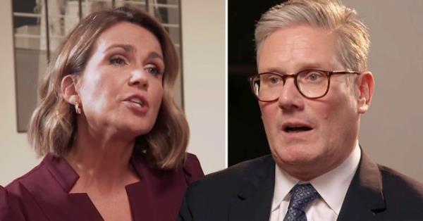 Susanna Reid grilled the prime minister in the interview (Picture: ITV)