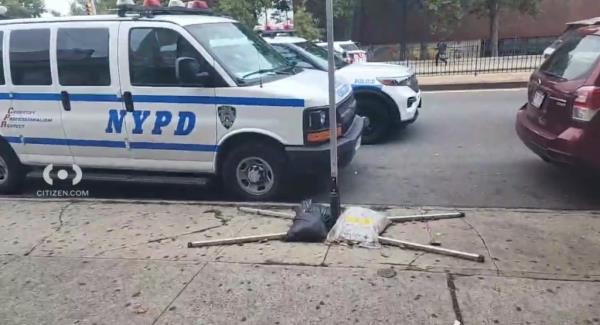 The boy was cut three times on the face when the feud erupted on the corner near Springfield Gardens High School on Springfield Boulevard near 143rd Road around 2:45 p.m., according to cops and police sources.