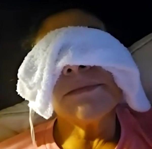 Mayra Rodriguez claims she started experiencing extreme eye irritation after Trump's rally in Tucson last week.