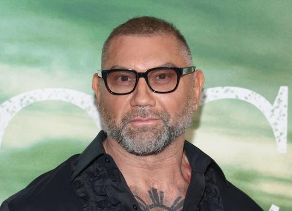 Dave Bautista is an avid gym-goer - if you couldn't tell. Credit: Dimitrios Kambouris/Getty Images