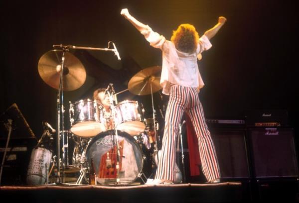 Uriah Heep performing on stage