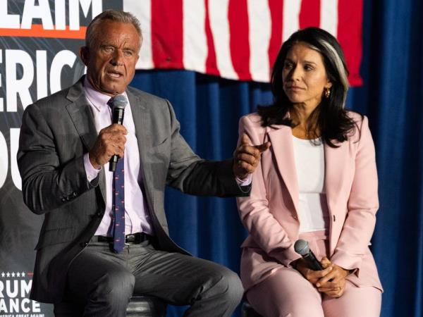 Former Democrats Robert F. Kennedy Jr. and Tulsi Gabbard blasted their one-time party as "warmongers" and "the party of censorship.”