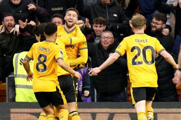 Matt Doherty celebrates. Photo credit: Jacob King/PA Wire. Matt Doherty celebrates. Photo credit: Jacob King/PA Wire.