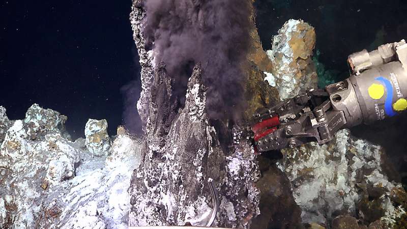 科学家发现火山热泉下的新生态系统