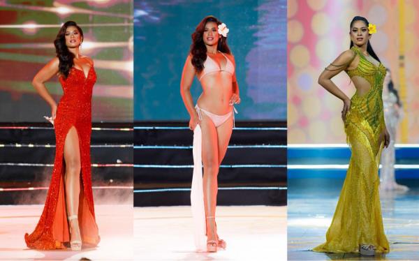Haylani Kuruppu's looks at the Miss Global 2024 pageant.