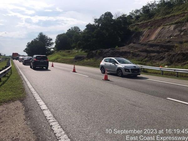 Initial findings indicate underground water seepage caused landslip at East Coast Expressway 1, says operator