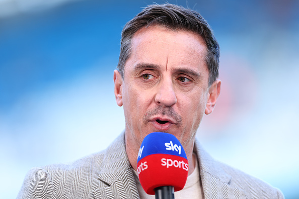 Gary Neville was the best man at Beckham's wedding