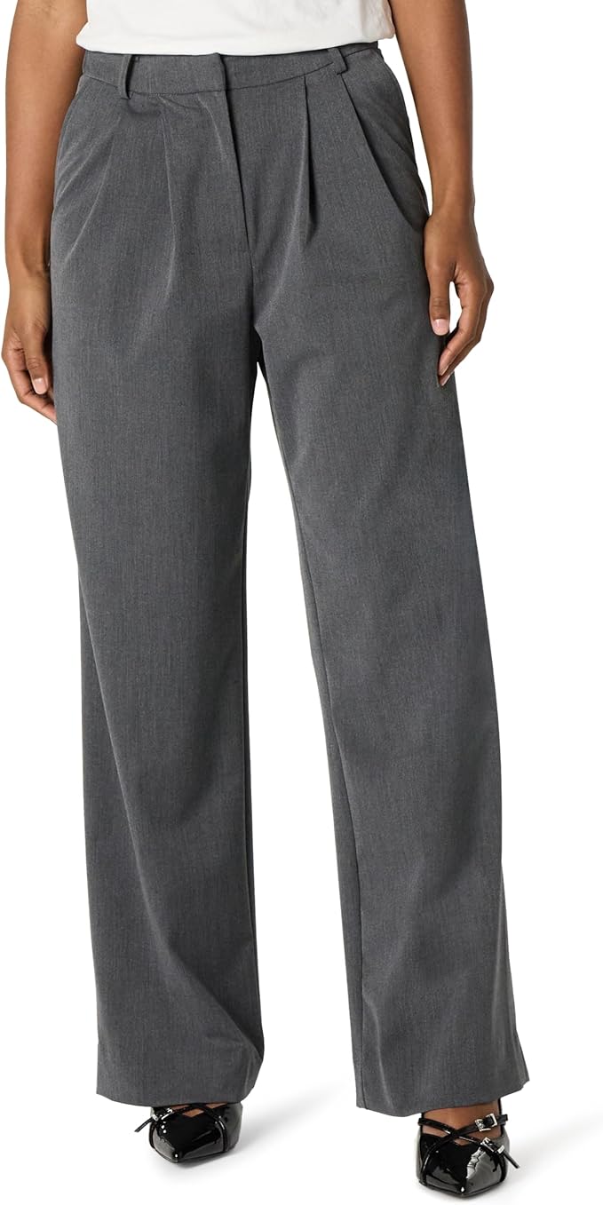 Nancy Pleat Front Wide Leg Trouser